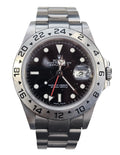 Rolex Explorer 2 Black Dial 40mm in Stainless Steel