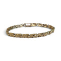 Nugget Style Link Bracelet in 14 Karat Yellow Gold