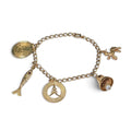 Charm Bracelet in 14 Karat Yellow Gold