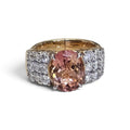 Tourmaline Diamond Ring in 18Karat/14Karat Yellow Gold