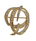Love Knot Swirl Pendant/Brooch in 18 Karat Yellow Gold