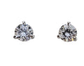 Lab Grown 1.10 Carats Diamond Earring in 14 Karat White Gold