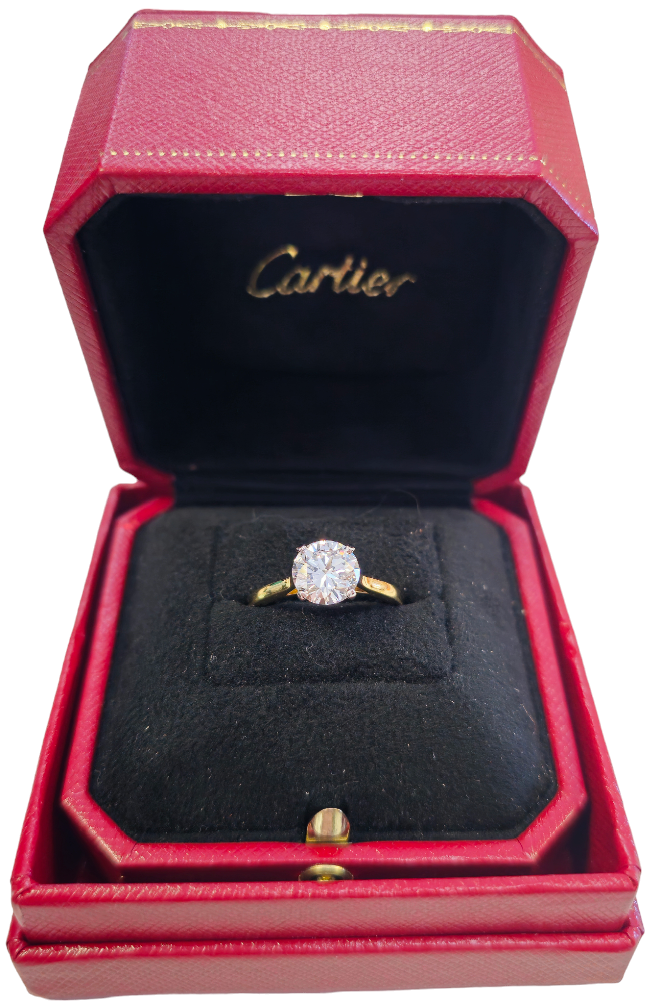 Exceptional Estate Diamond Engagement Ring by Cartier - 66mint Fine Estate  Jewelry