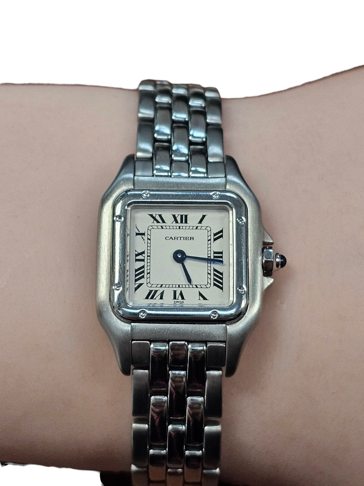 Ladies Cartier Panther Watch 22mm Stainless Steel