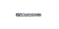 Natural Diamond Shared Prong Eternity Band made in 14-karat White Gold Ring