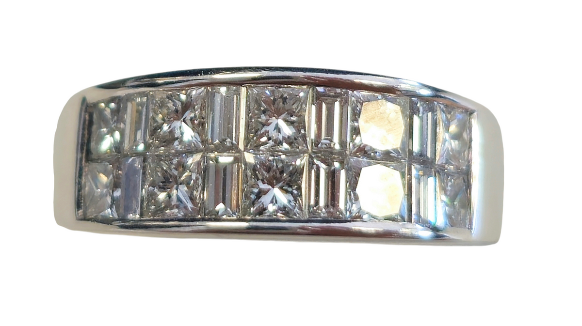 Diamond Band in 18Karat White Gold