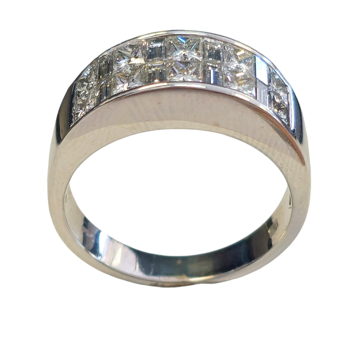 Diamond Band in 18Karat White Gold