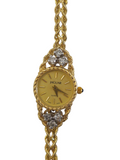 Jaguar Women's Wrist Watch with 0.50 Ct Diamonds in 14 Karat Yellow Gold