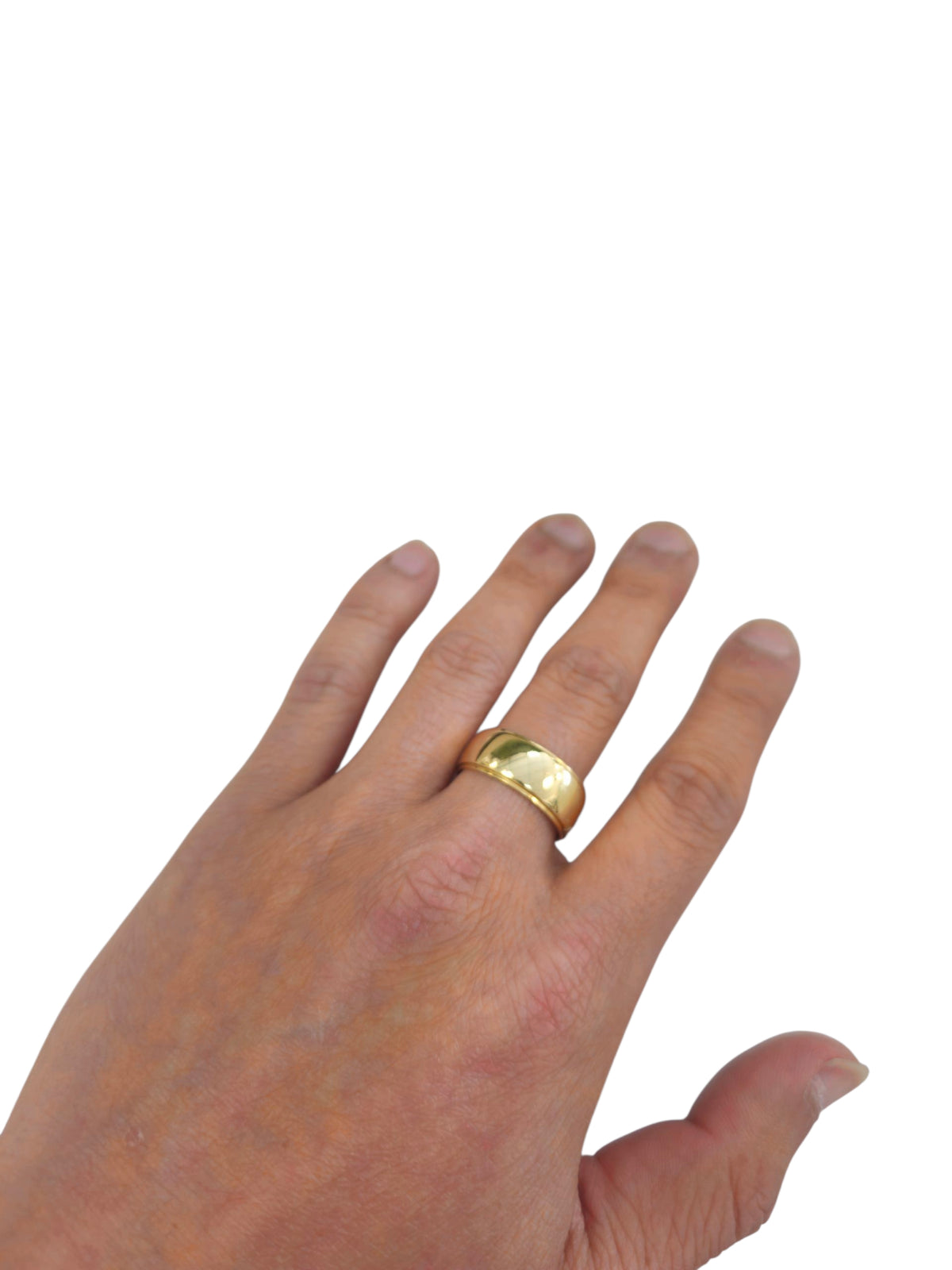 Men's Wedding Band in 18 Karat Yellow Gold Ring