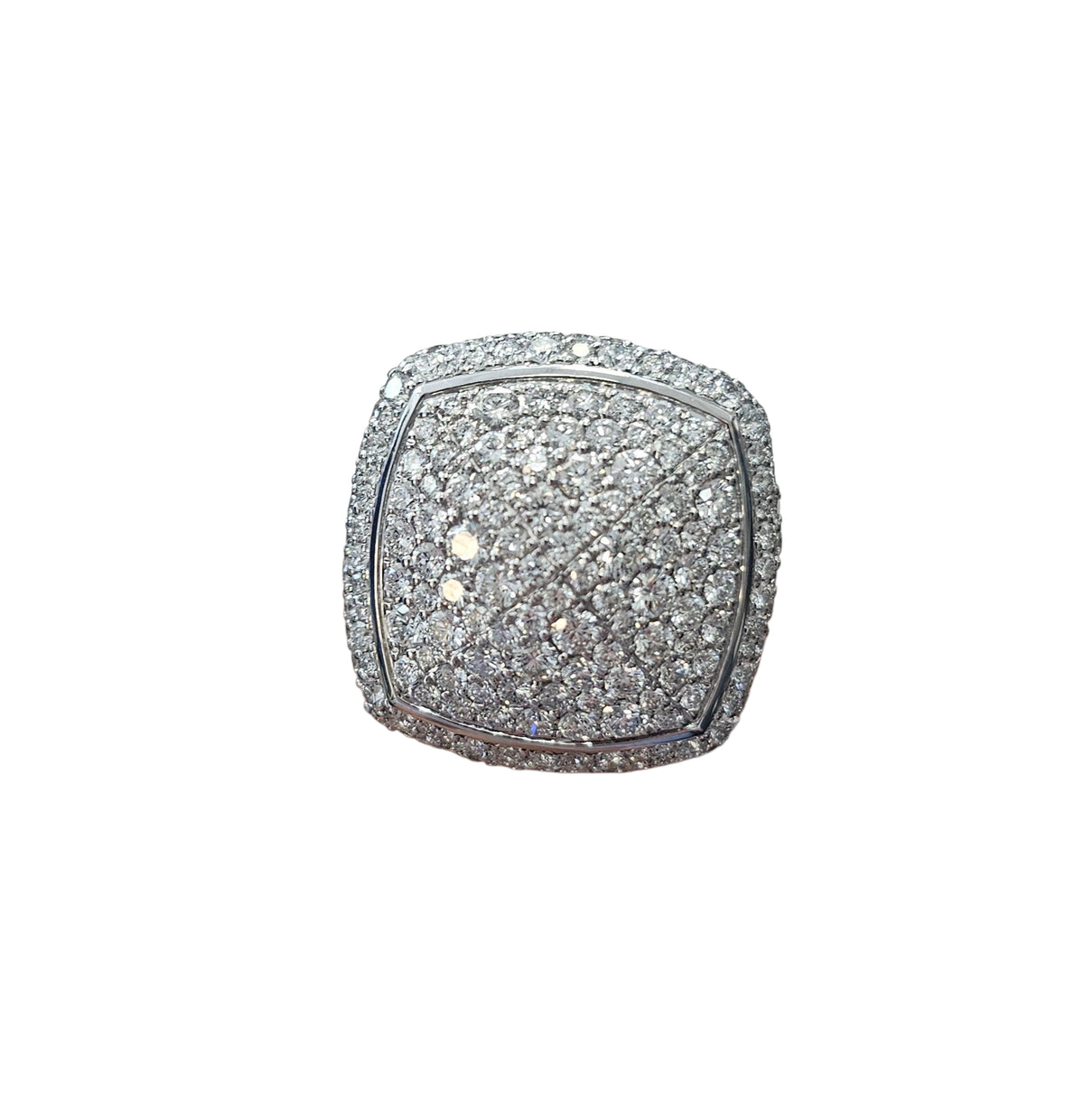 David Yurman Diamond Ring in 18 Karat White Gold