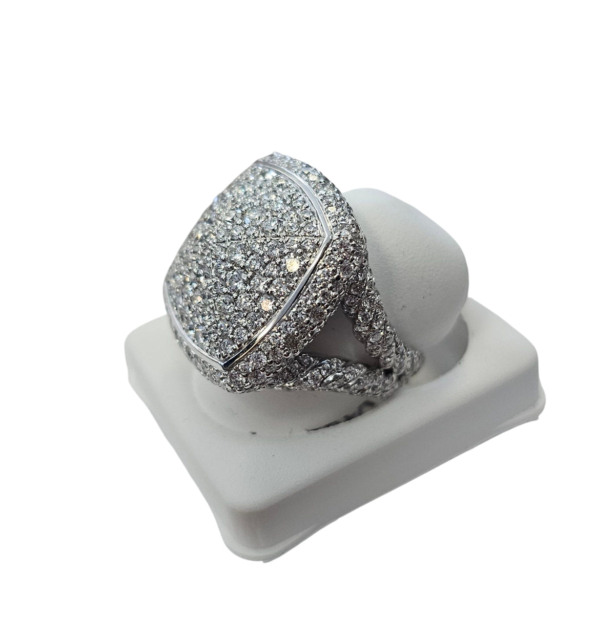 David Yurman Diamond Ring in 18 Karat White Gold