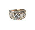 Baguette Channel Diamond Ring in 14 Karat Yellow Gold