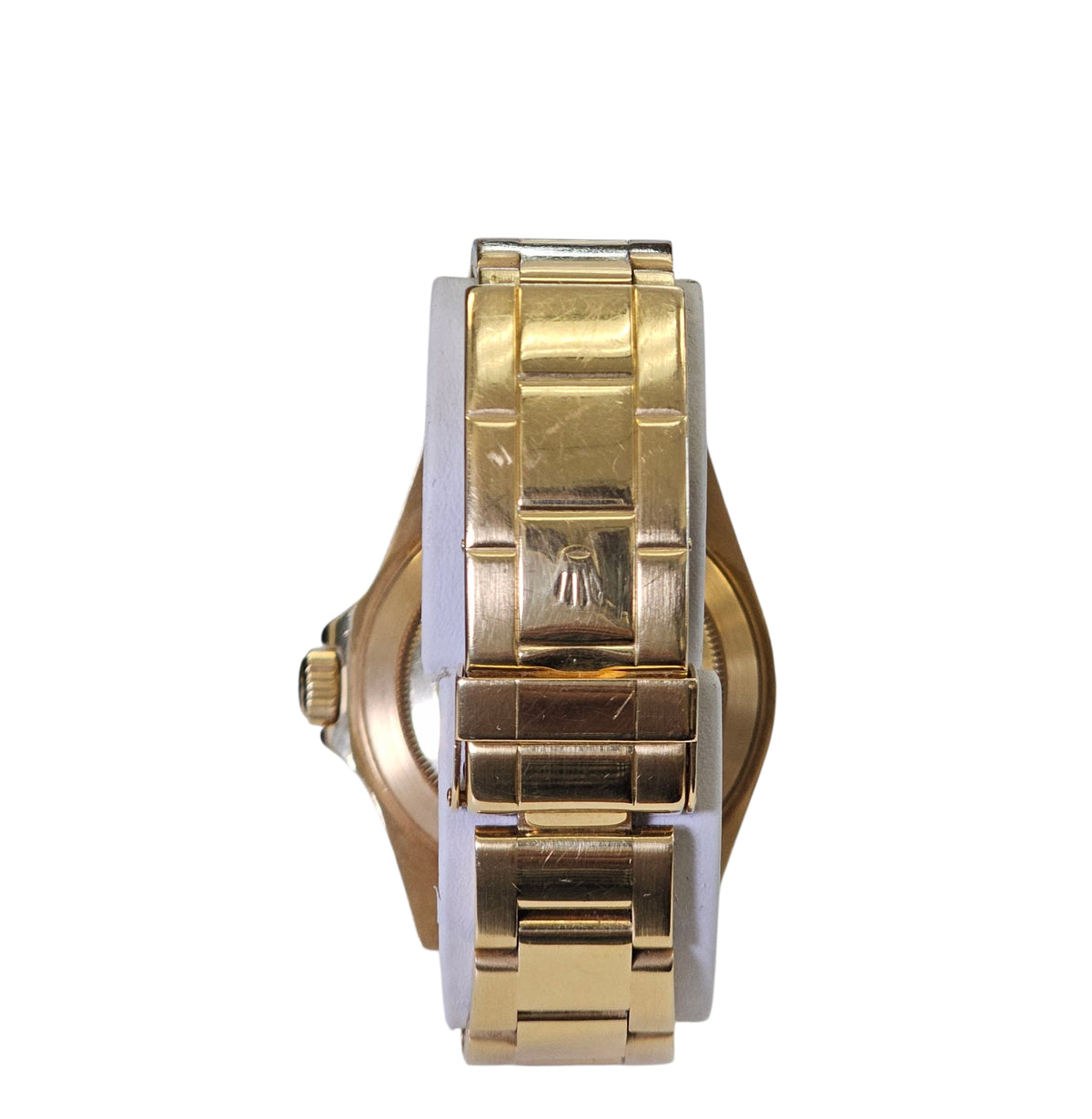 ROLEX SUBMARINER WATCH IN 18 KARAT YELLOW GOLD, BLUE ON BLUE