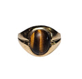 Tiger Eye Ring in 14 Karat Yellow Gold