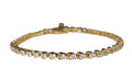 Diamond Tennis Bracelet in 14 Karat Yellow Gold