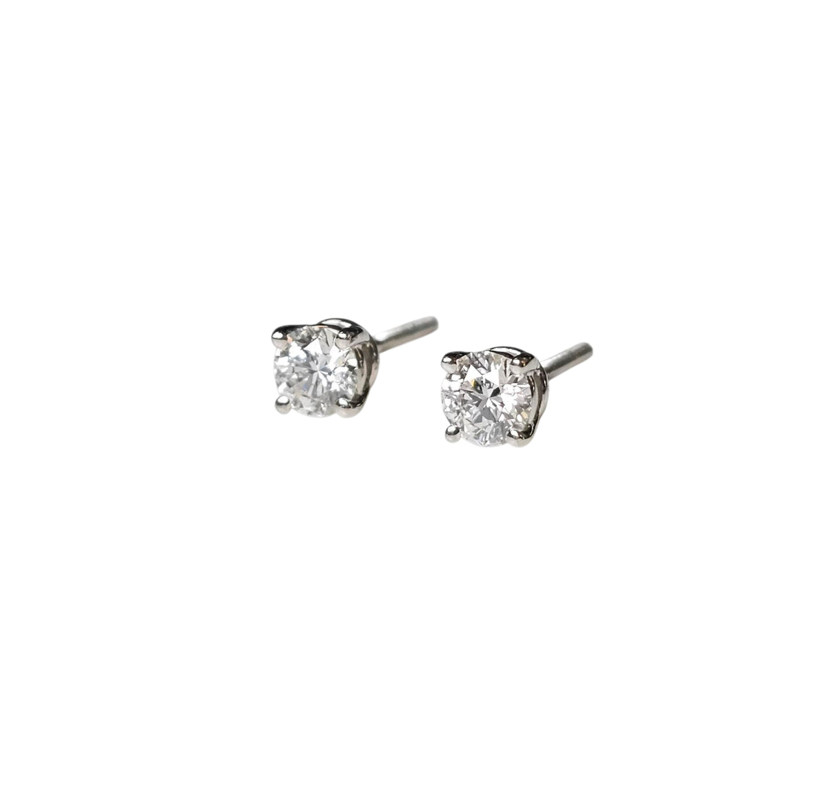 Tiffany & Co. Diamond Stud Earrings in Platinum