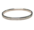 Troy & Co. Diamond Bangle Bracelet made in 18-Karat White Gold