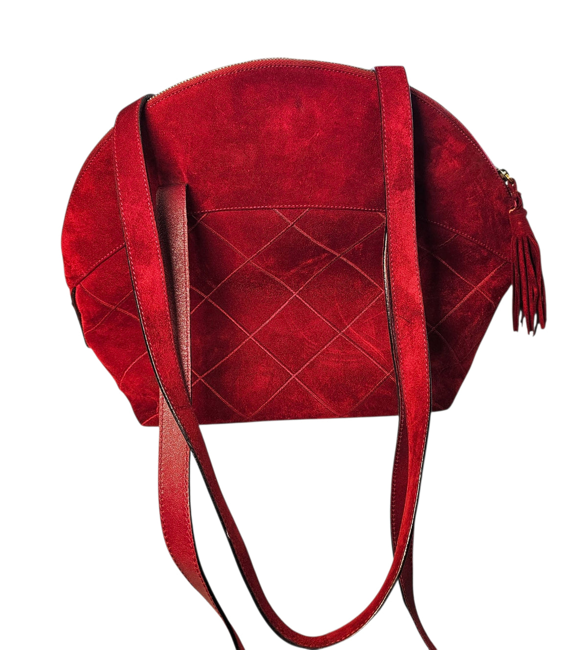 SALVATORE FERRAGAMO BURGUNDY SHOULDER HANDBAG
