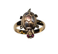 Turtle Ruby Ring in 14 Karat Yellow Gold