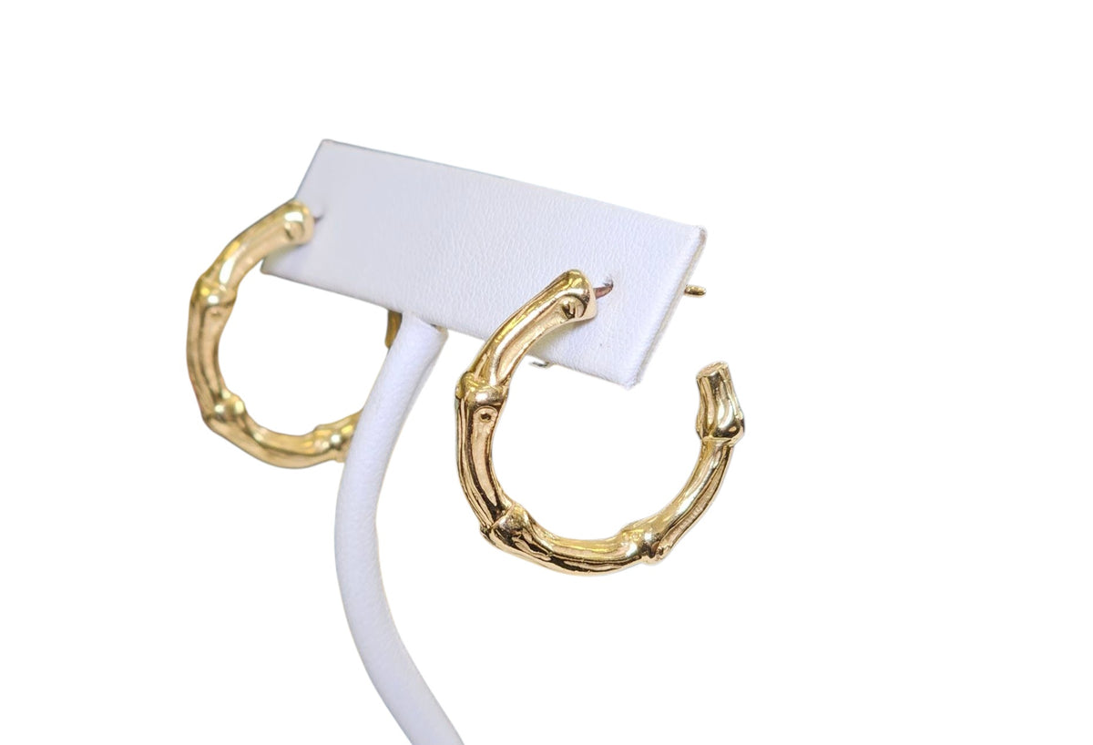 Tiffany & Co. Hoop Earrings in 18 Karat Yellow Gold