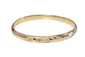 14k Yellow Gold Bangle Bracelet