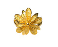 Floral Design Ring in 24 Karat