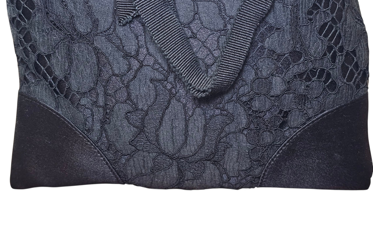 PRADA SILK MINI TOP HANDLE TOTE HANDBAG