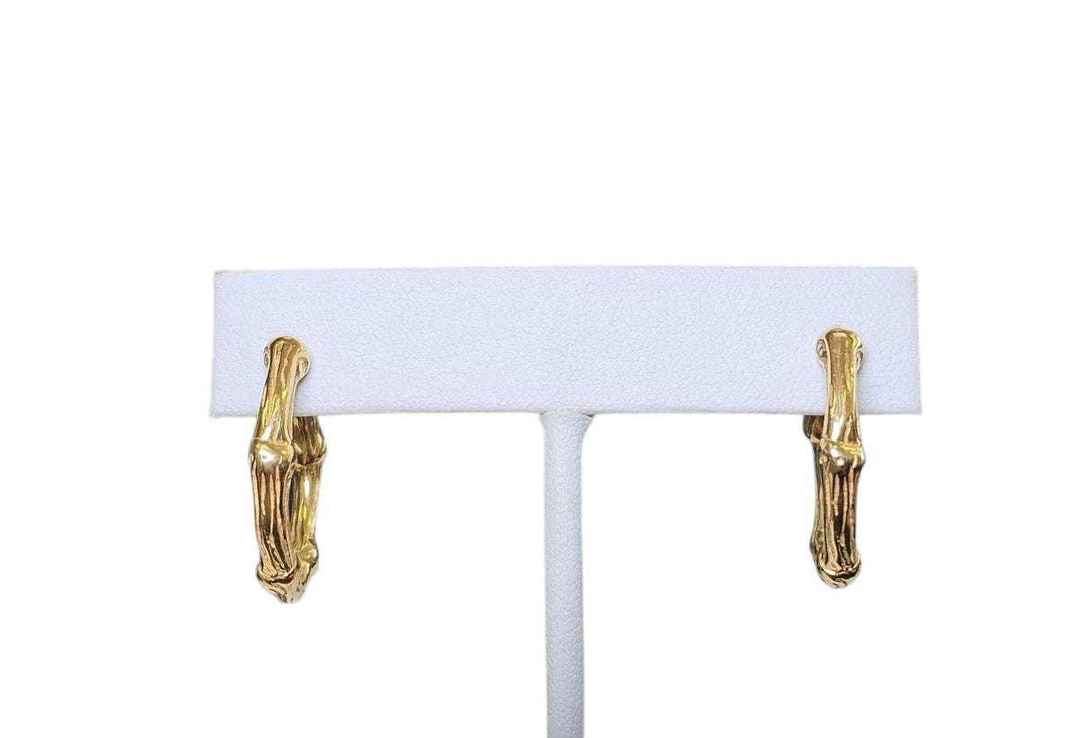 Tiffany & Co. Hoop Earrings in 18 Karat Yellow Gold