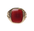 Agate Ring in 10 Karat Yellow Gold