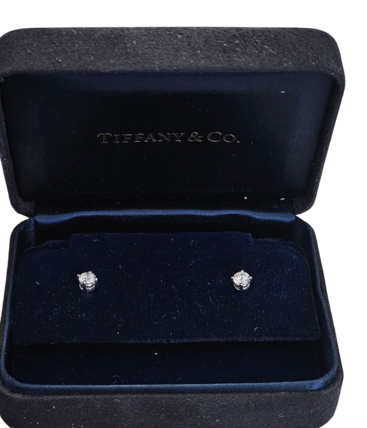 Tiffany & Co. Diamond Stud Earrings in Platinum