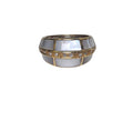 18 Karat Yellow Gold Mother of Pearl Ring.
