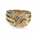 TIFFANY & CO. X Diamond Ring in 18kt Yellow Gold