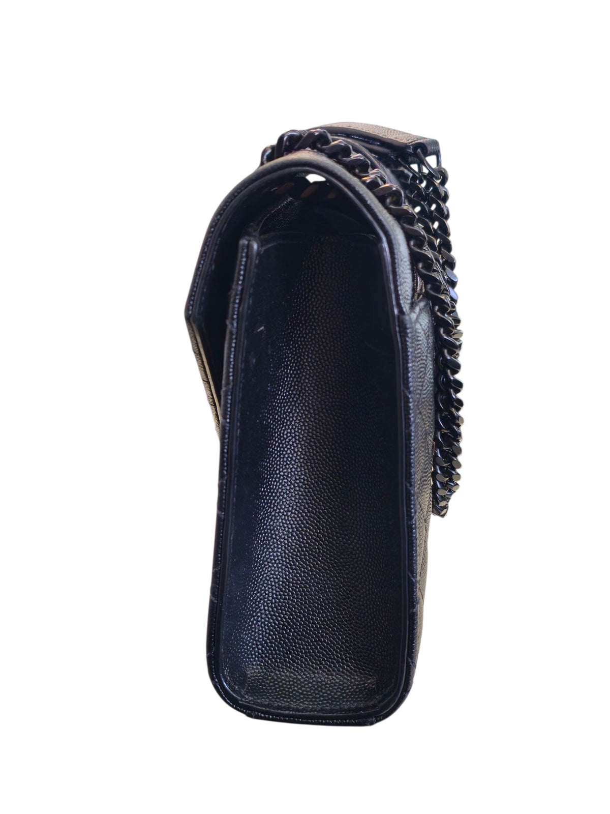 SAINT LAURENT ENVELOPE TRIQUILT MEDIUM YSL SHOULDER HANDBAG