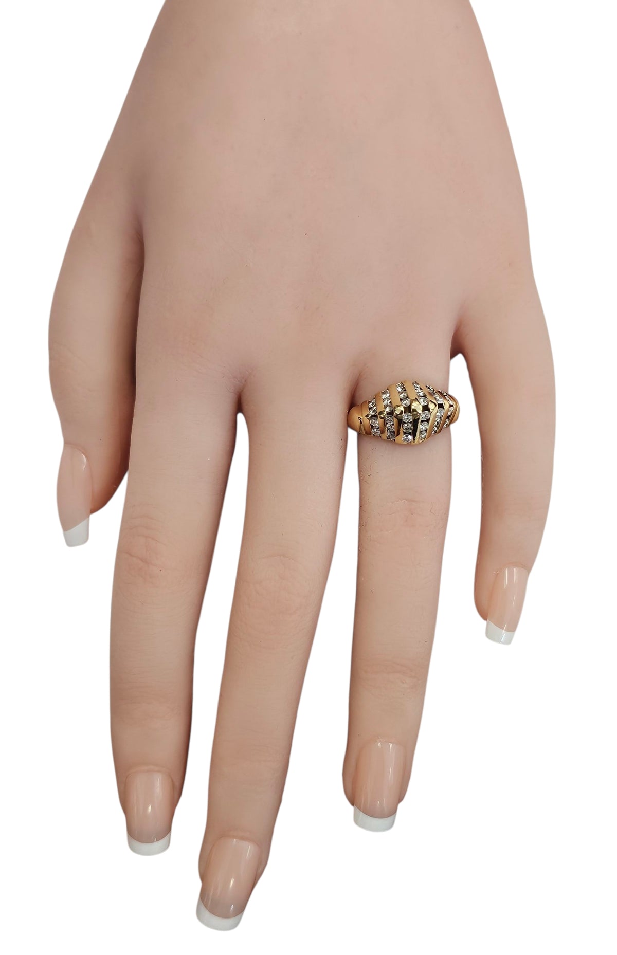 Vintage Diamond Band Ring in 18Karat Yellow Gold