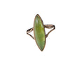 Jade Marquise Ring in 9 Karat Yellow Gold