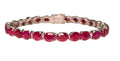 Ruby Bracelet in 14Karat White Gold