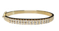Diamond Bangle Bracelet In 14 Karat Yellow Gold