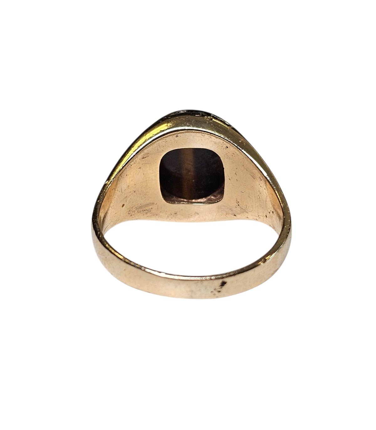 Tiger Eye Ring in 14 Karat Yellow Gold