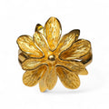 Floral Type Design Ring in 24 Karat Gold