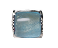 Aquamarine Ring in 18 Karat White Gold