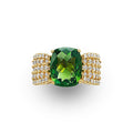 Green Tourmaline Ring