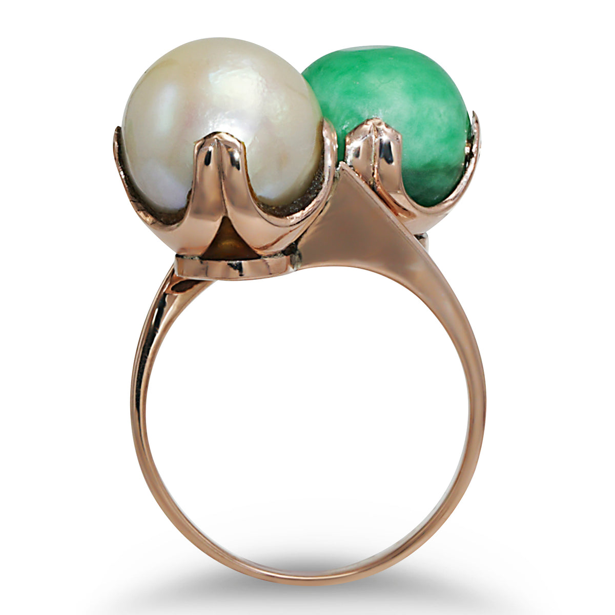Pearl and Jade Ring