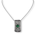 Emerald and Diamond Pendant