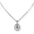 18kt White Gold Diamond Pendant
