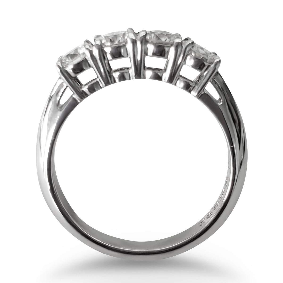 Diamond Band in Platinum with Approximately 0.70 Carat Total Weight