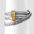 Multi-band Diamond Ring