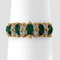 Marquise Emerald Diamond Ring