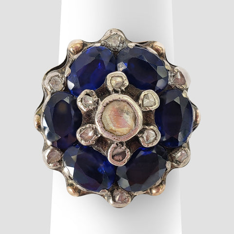 Vintage Oval Sapphire Ring