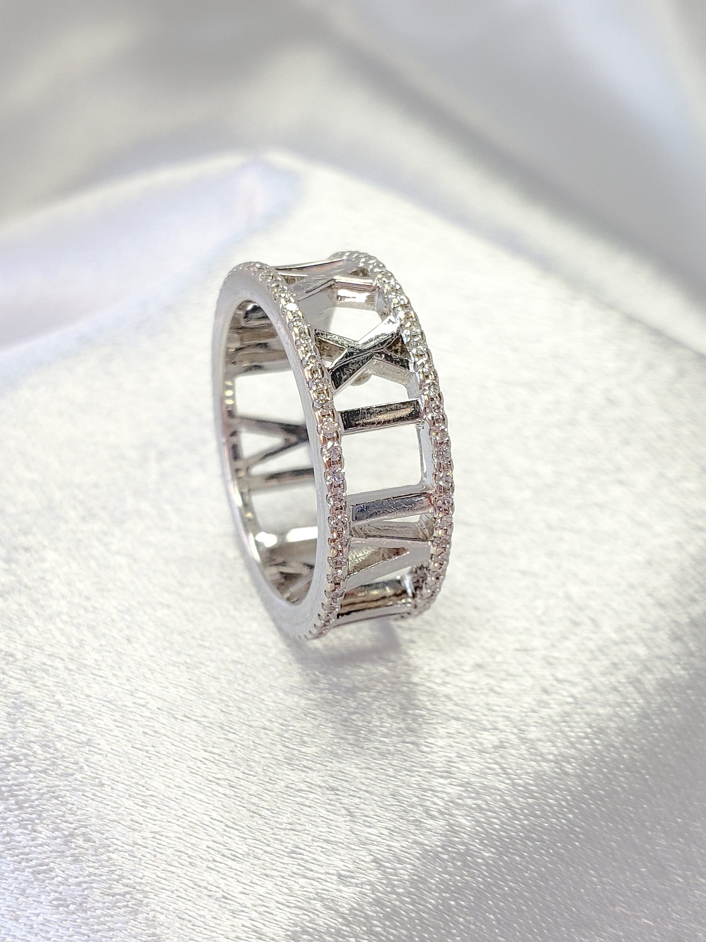 Tiffany & Co. Atlas Diamond Ring in 18K White Gold – CDMJewelry