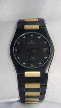 Concord Mariner 18K Yellow Gold on Gun Metal Stainless Steel w/ Diamond Dial 15.78.213A